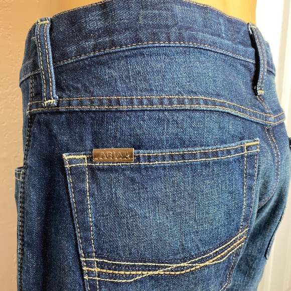 Ariat M4 Legacy Relaxed Fit Boot Cut Jeans Men’s True Size 33/36 Blue NWOT - Picture 5 of 12